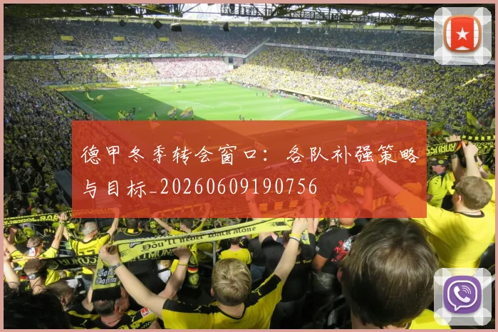 德甲冬季转会窗口:各队补强策略与目标_20260609190756
